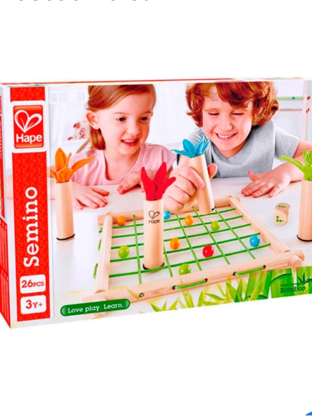 HAPE Semino Bamboo Strategy Board Game for Kids